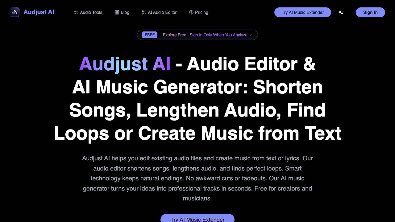 audjust.ai 项目封面