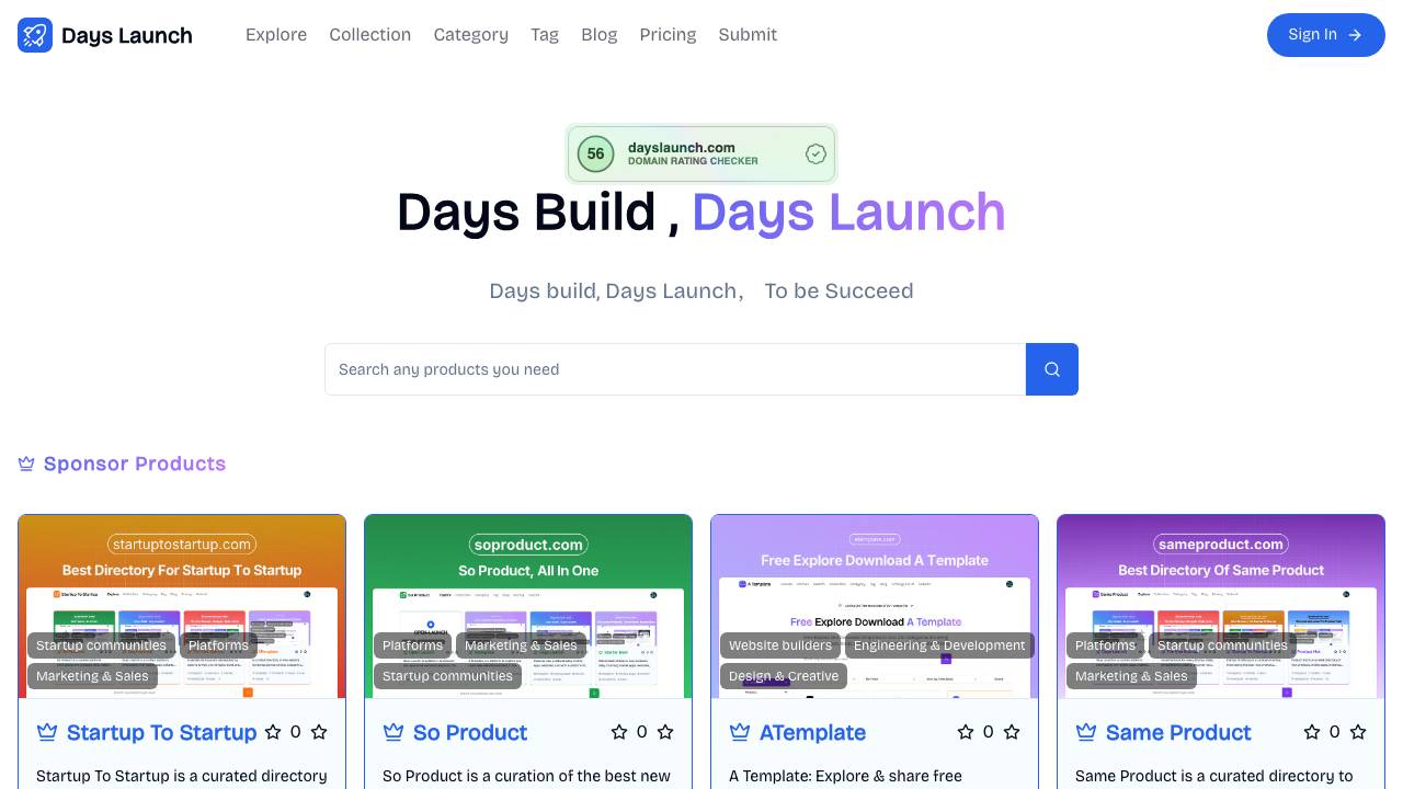 Days Launch 项目封面
