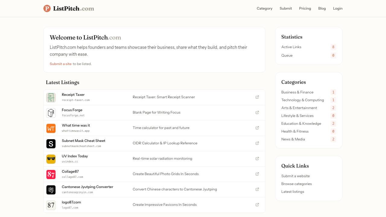 ListPitch 项目封面
