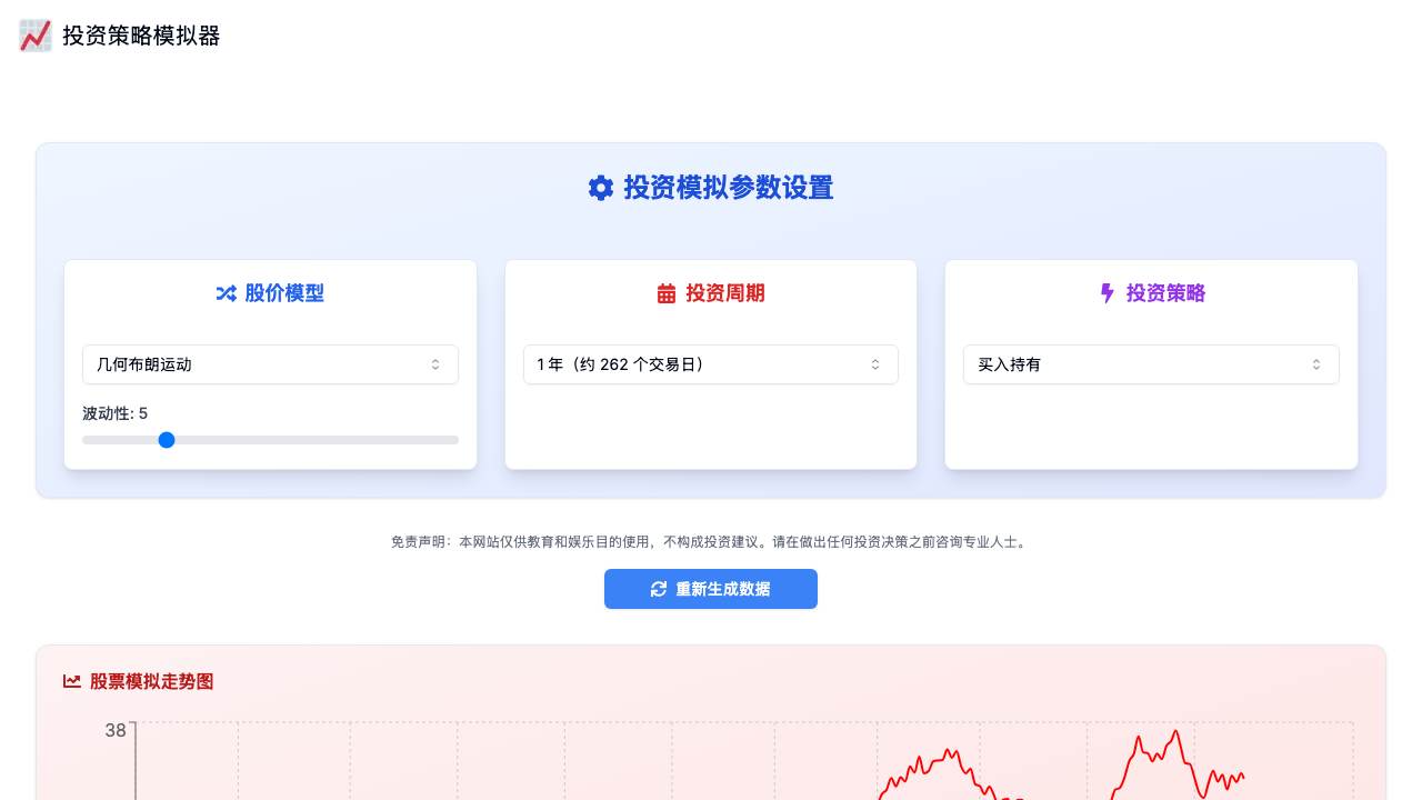 投资策略模拟器 项目封面