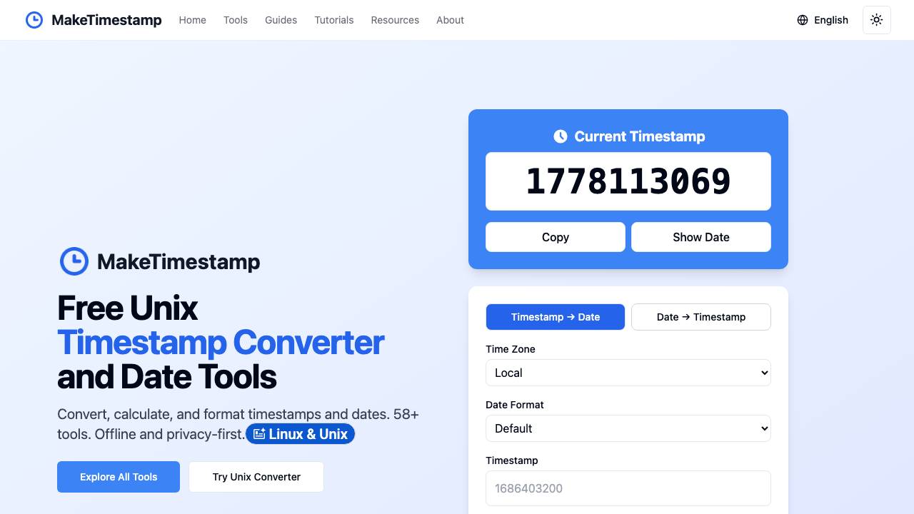 MakeTimestamp 项目封面