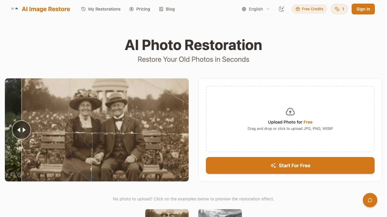 PhotoRestore.ai 项目封面