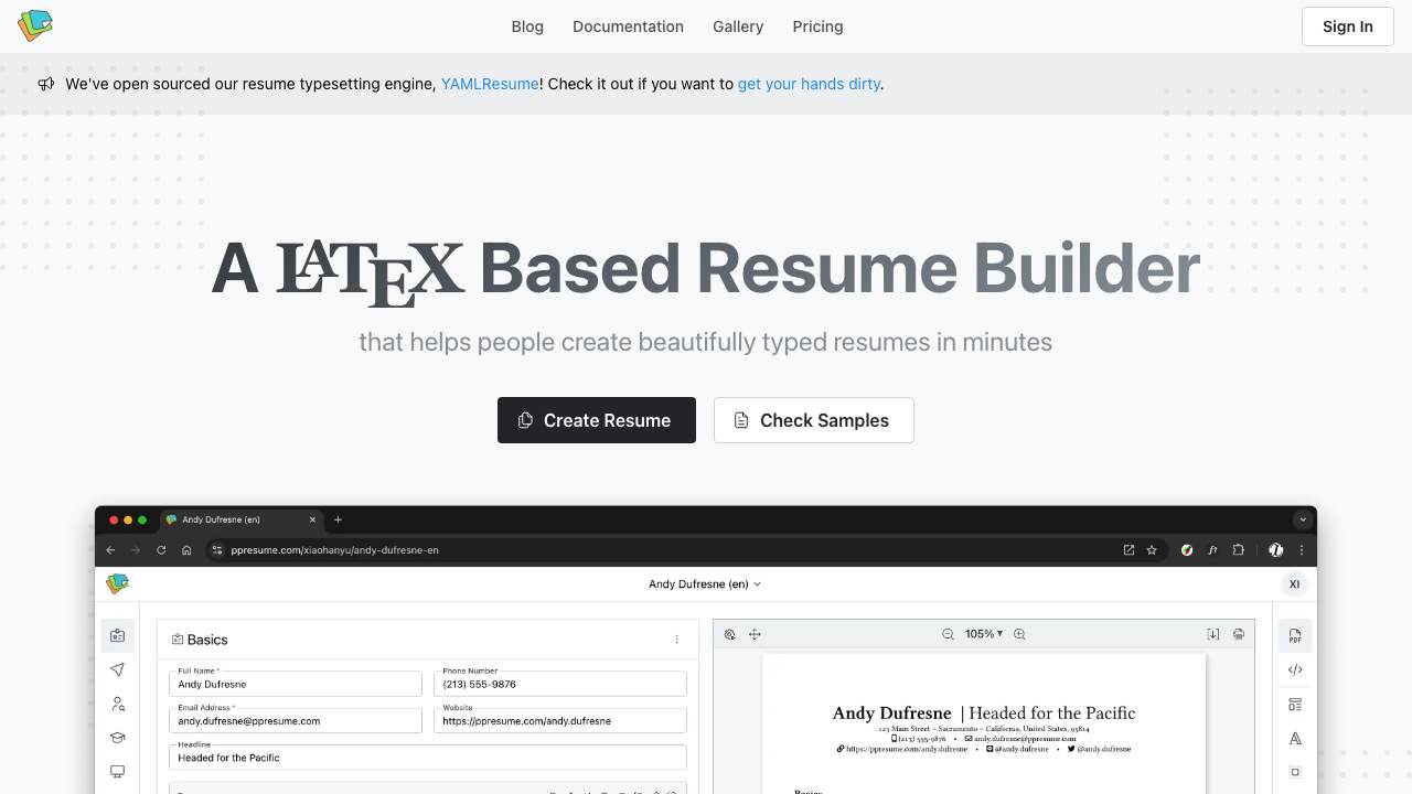 PPResume 项目封面