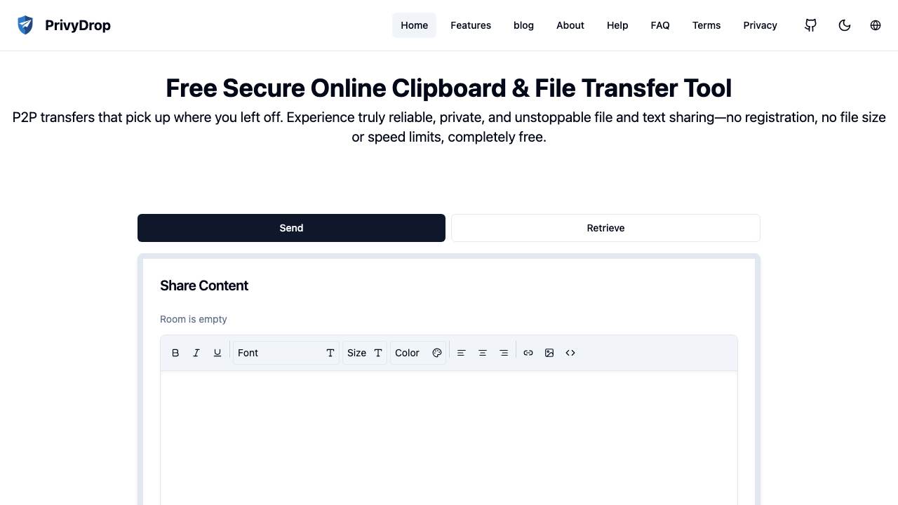 PrivyDrop 项目封面