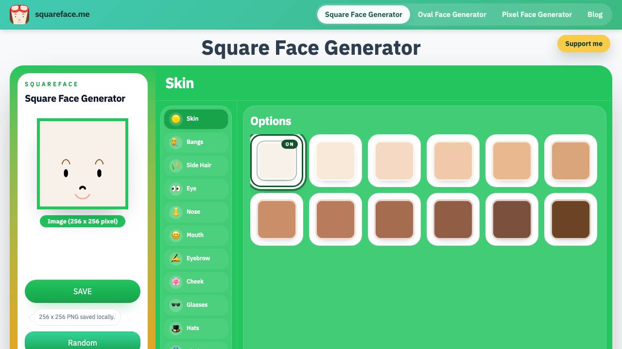 Square Face Generator 项目封面