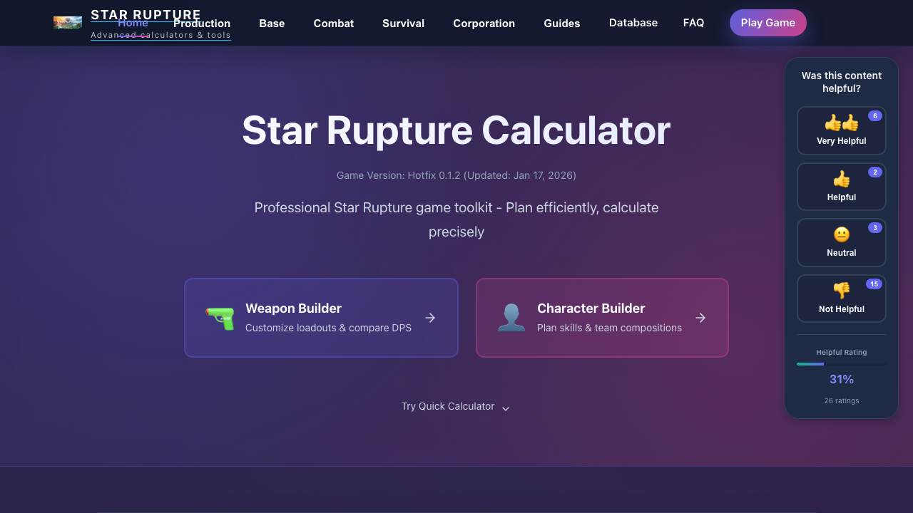 Star Rupture Calculator 缩略图
