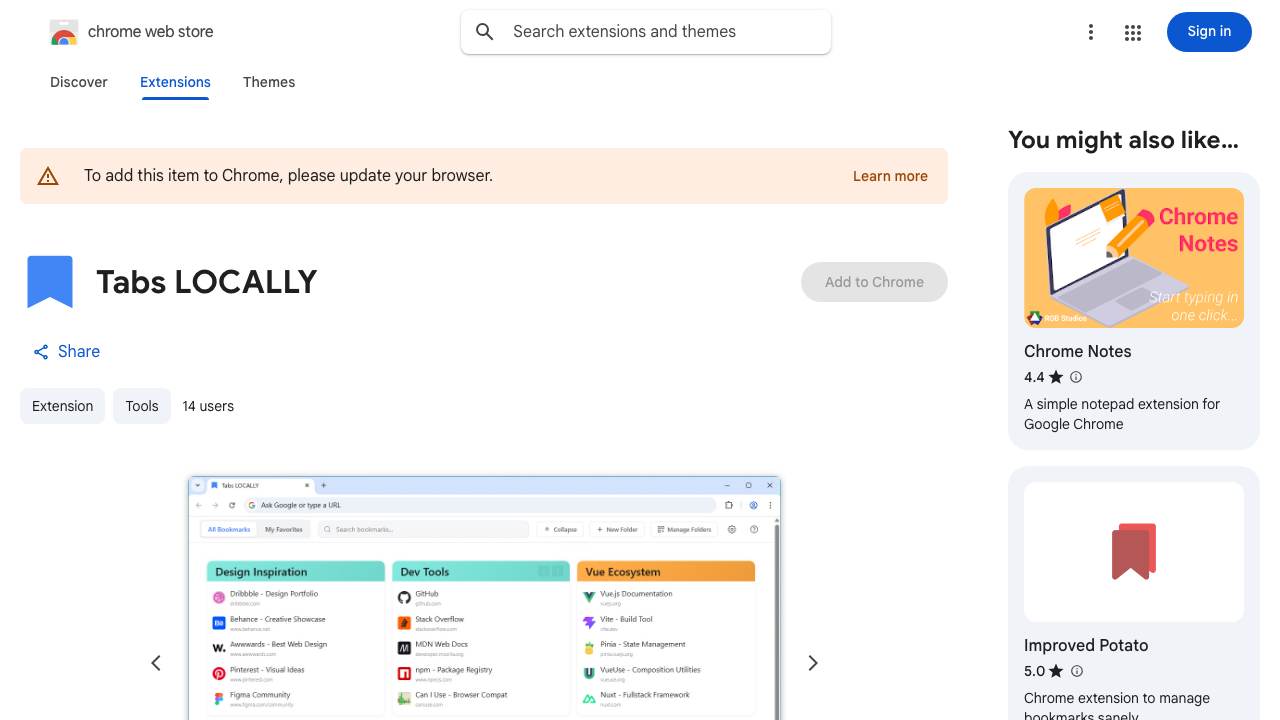 Tabs LOCALLY 项目封面