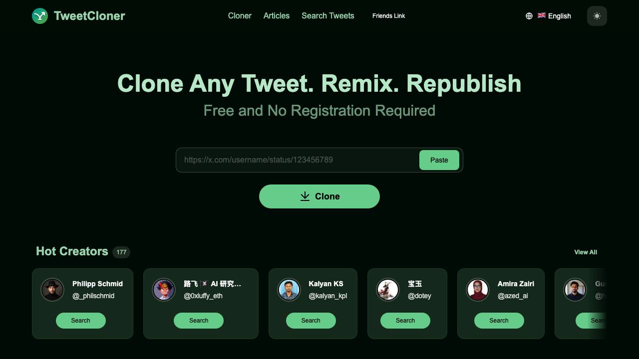TweetCloner 项目封面