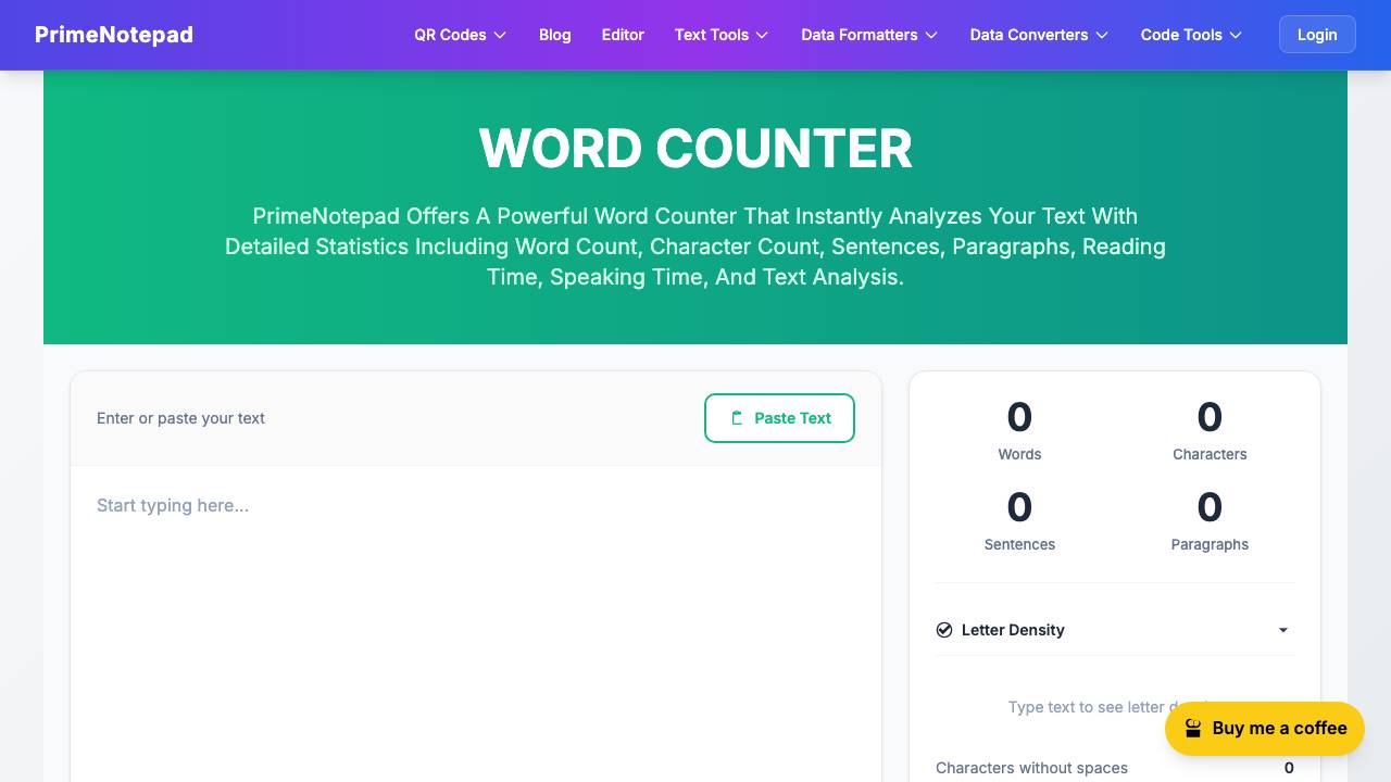 Word Counter - 字数统计工具 项目封面